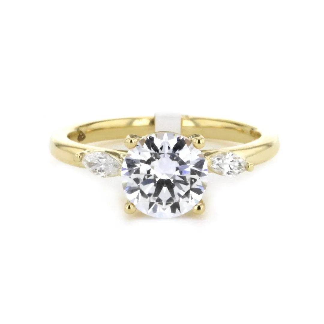 0.15 ctw Diamond Three-Stone Engagement Ring