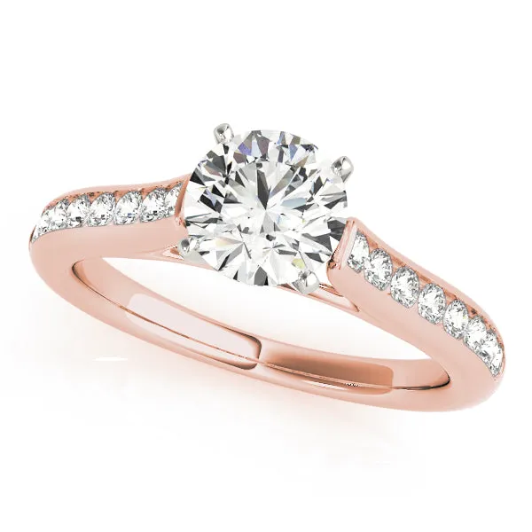 14k Channel Set Remount Engagement Ring