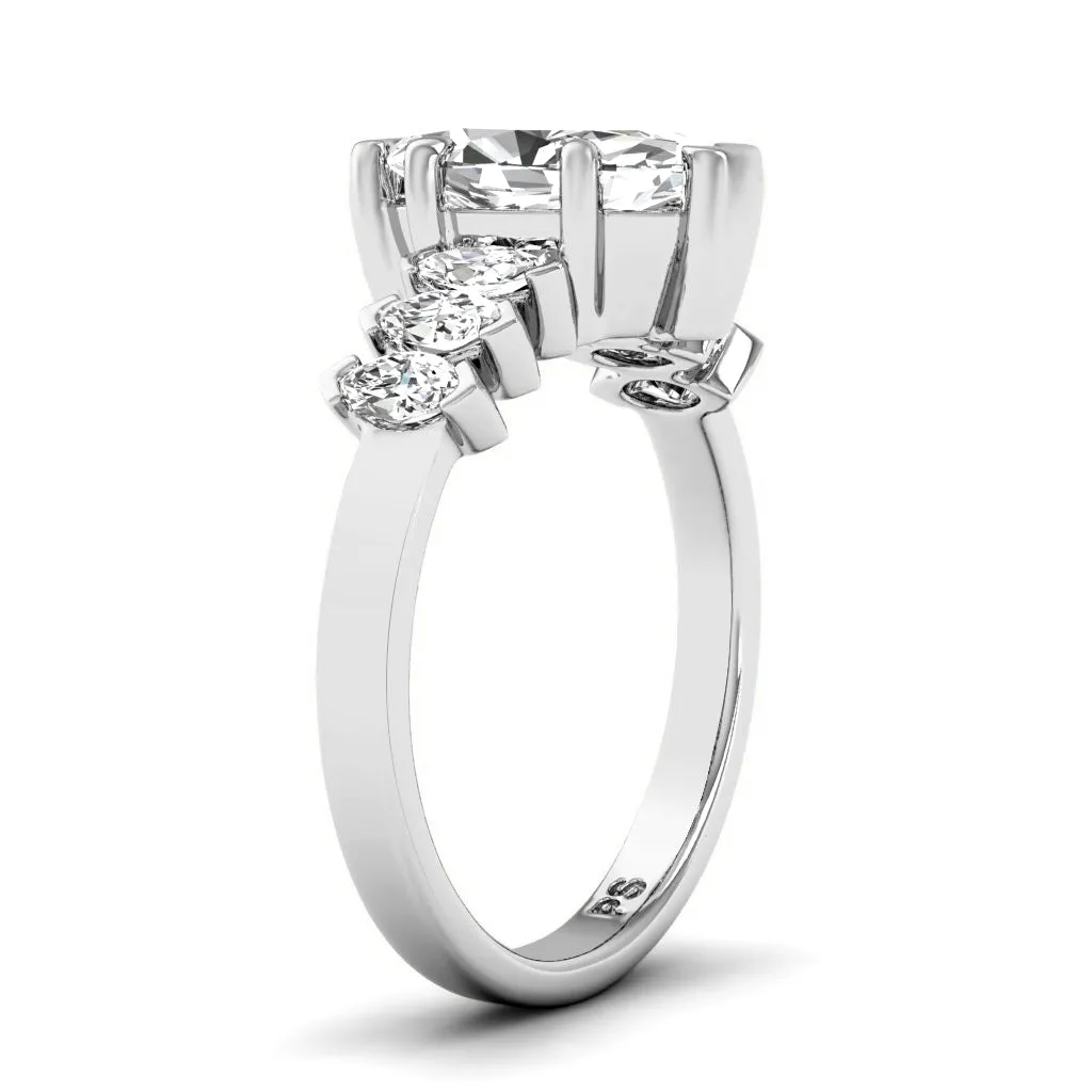 1.50-4.00 CT Marquise Cut Lab Grown Diamonds - Engagement Ring