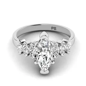 1.50-4.00 CT Marquise Cut Lab Grown Diamonds - Engagement Ring