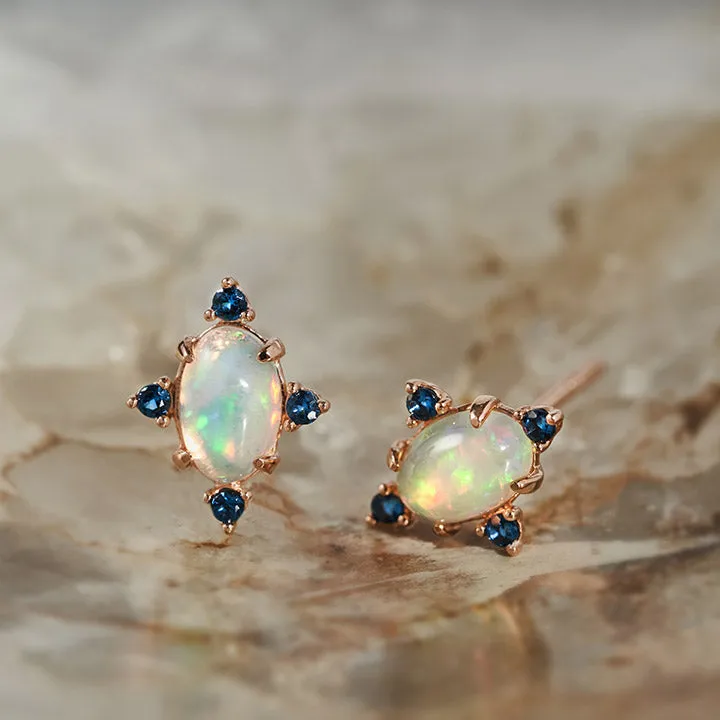 [18K Gold] Dio Opal Earrings