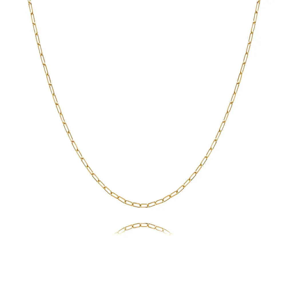 18K Gold Plated No-Tarnish Medical-grade Titanium Chain Necklace & Bracelet