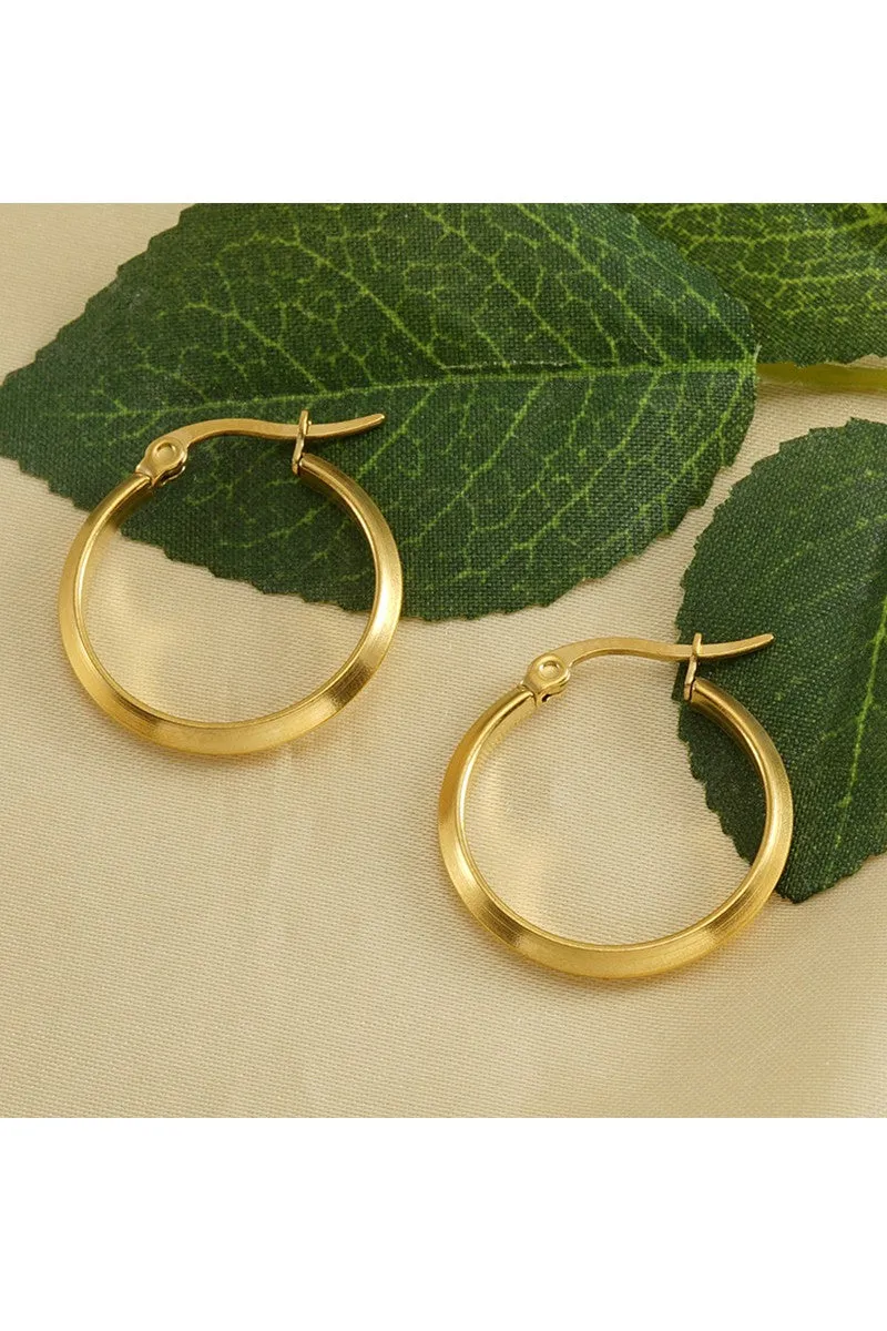 18K GOLD PLATED STAINLESS STEEL EARRINGS