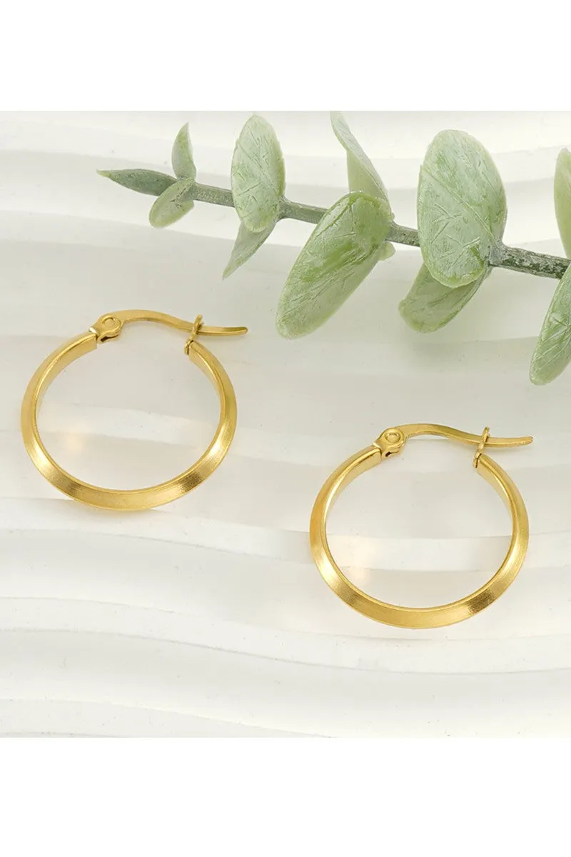 18K GOLD PLATED STAINLESS STEEL EARRINGS