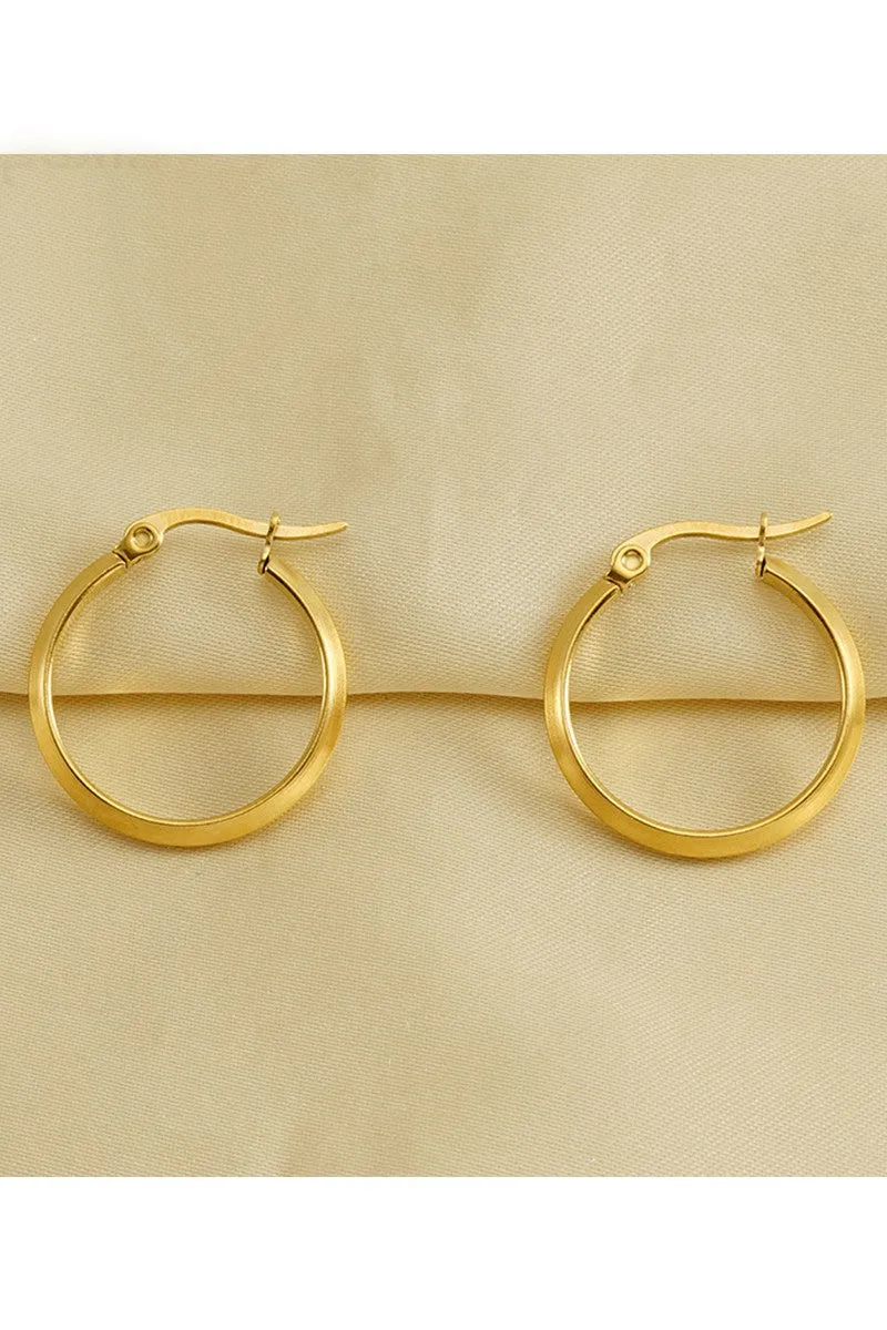 18K GOLD PLATED STAINLESS STEEL EARRINGS