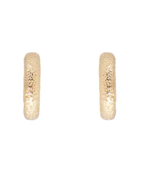 Antique Gold Midi Hoops