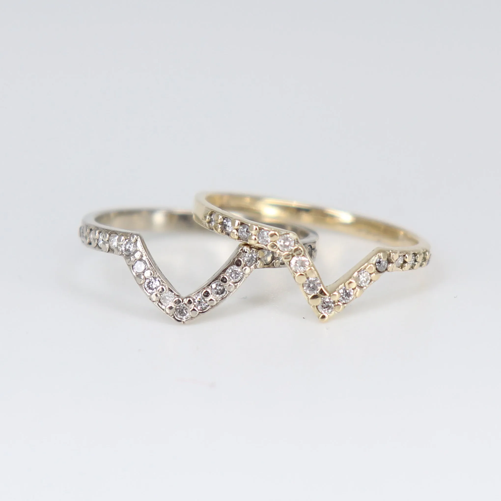 Baby Nova White Gold Diamond Pavè Ring