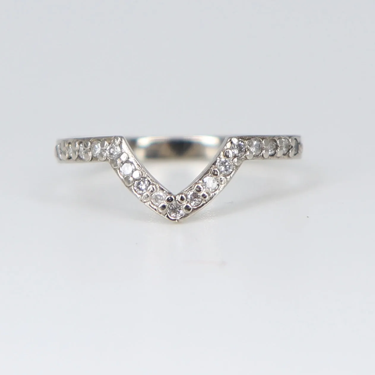 Baby Nova White Gold Diamond Pavè Ring