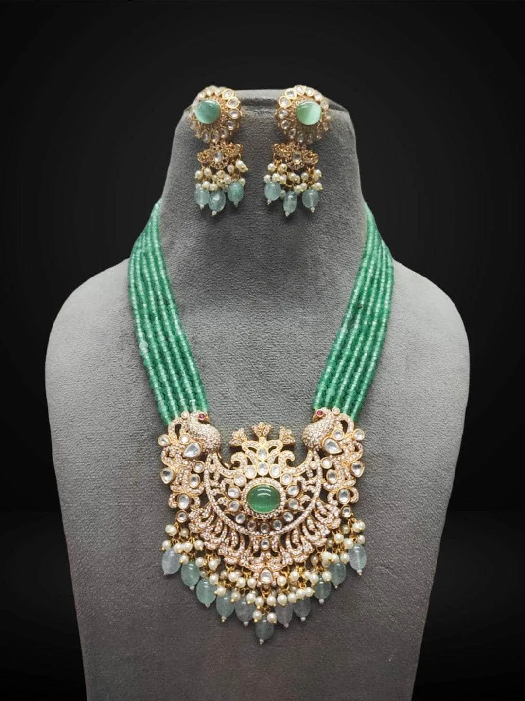 Beaded Victorian Necklace Set