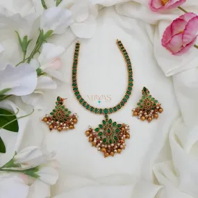 Beautiful Green Attigai Necklace