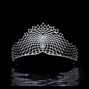 Big Mesh Style Tiara for Wedding ,Royal Princess Crown for Women CH10403