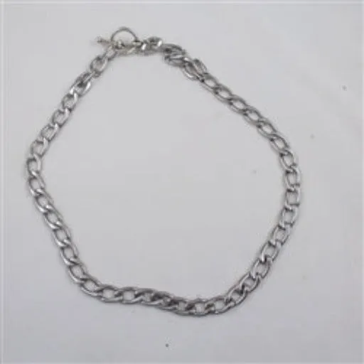 Big Silver Link Chain Necklace Unisex