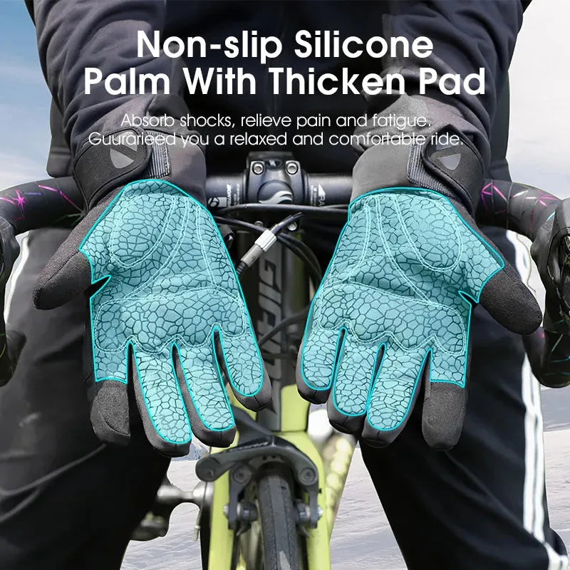 Bike Gloves Thicken Warm Touch Screen Men Women Cycling Winter Gloves Sport Running Ski MTB Bike Motorcycle Gloves