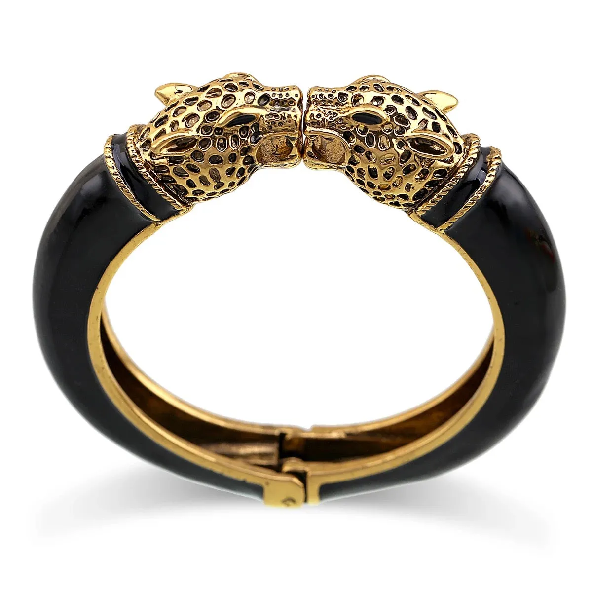 Black Antique Cheetah Cuff