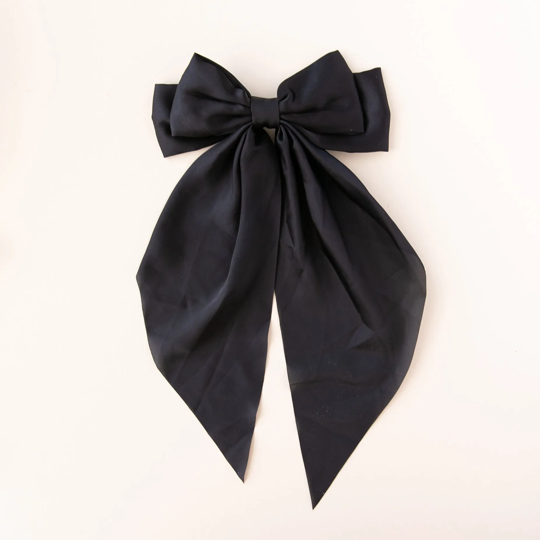 Black | Belle Satin Barrette