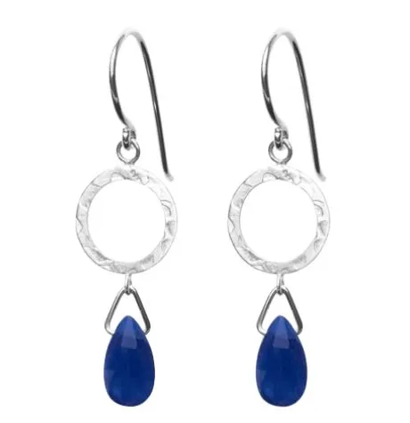 Blue Sapphire La Palma Dangle Earring