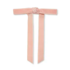 BLUSH BARDOT BOW BARRETTE