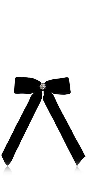 Bow Barrette Iconic Velvet