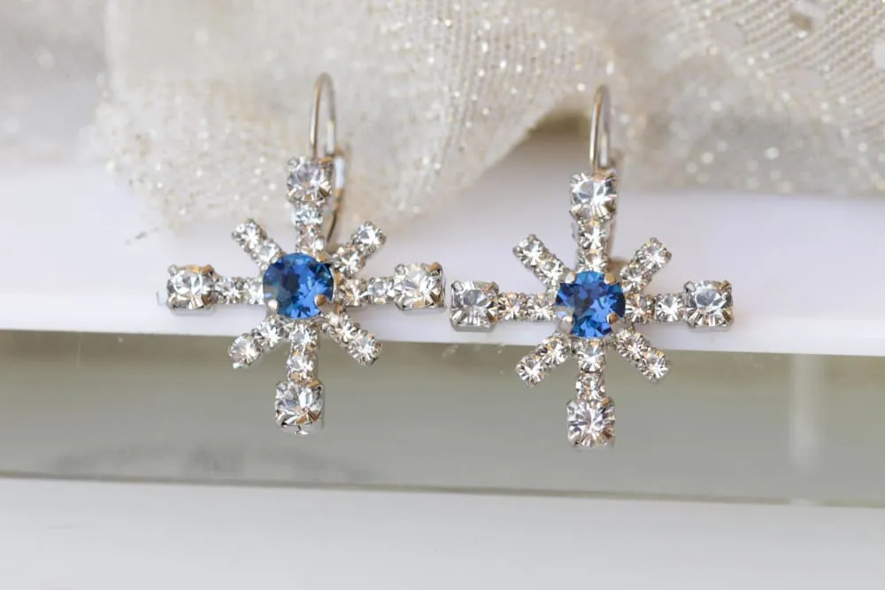 BRIDAL SAPPHIRE EARRINGS