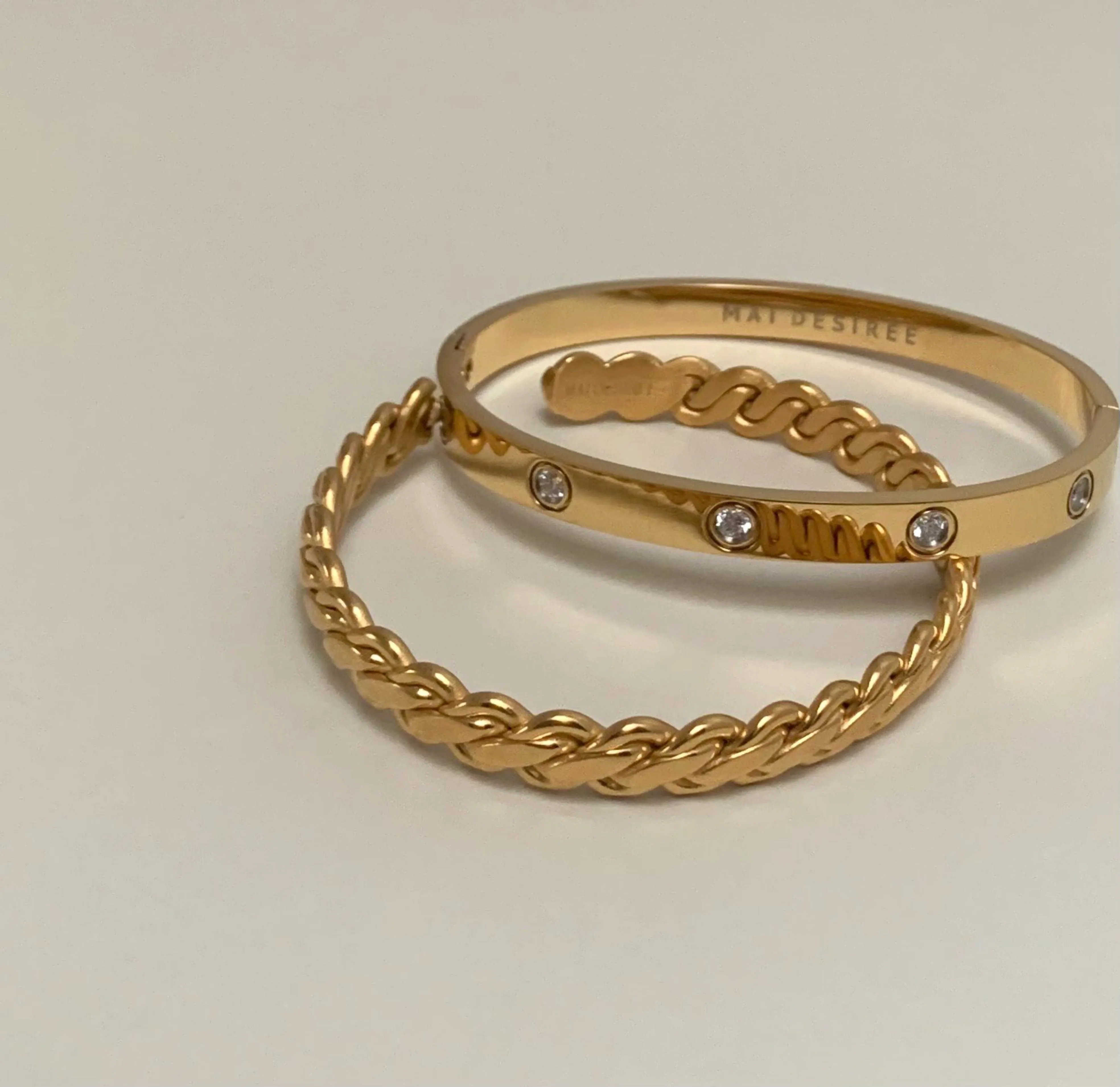 CARRIE GOLD DIAMOND CUFF BRACELET