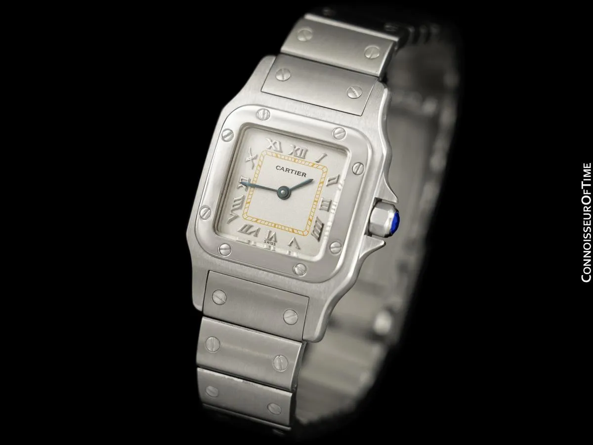 Cartier Santos Galbee Ladies Quartz Bracelet Watch - Stainless Steel