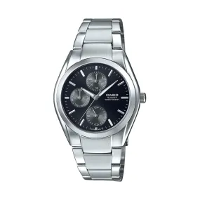 Casio Men's Standard Analog Silver Stainless Steel Band Watch MTP1405D-1A MTP-1405D-1A