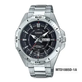 Casio Standard Analog Stainless Steel Band Watch MTD1085D-1A