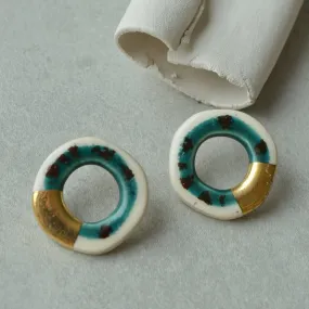 Ceramic earrings No. 10