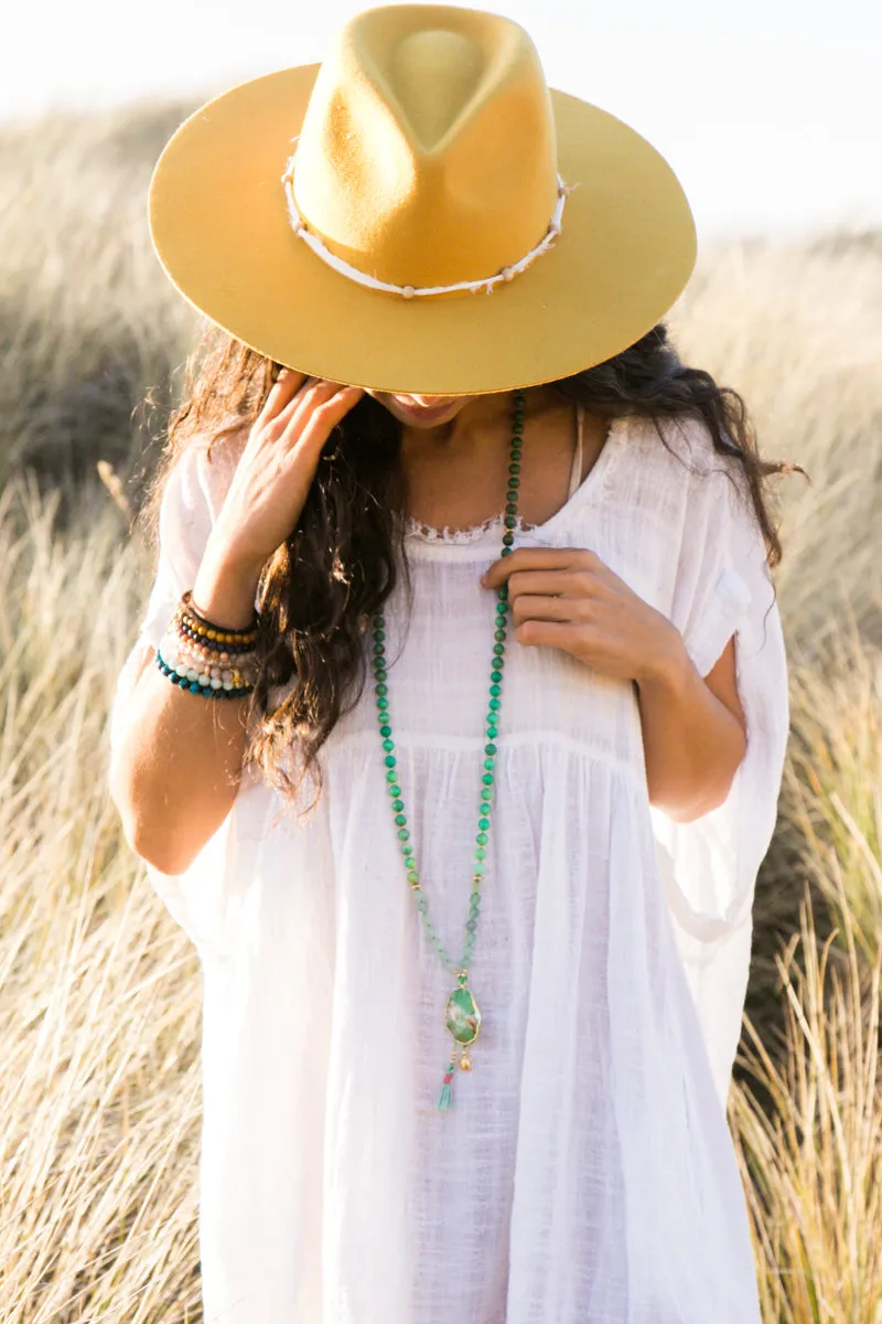 Clarifying Tiny Crystal Mala Bracelet