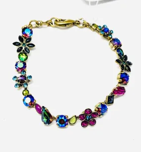 Classic Floral Crystal Bracelet Tennis Bracelet