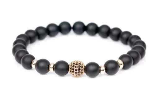 Classy Men Bracelet Matte Gold