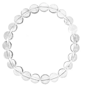 Clear Quartz Beaded Crystal Bracelet