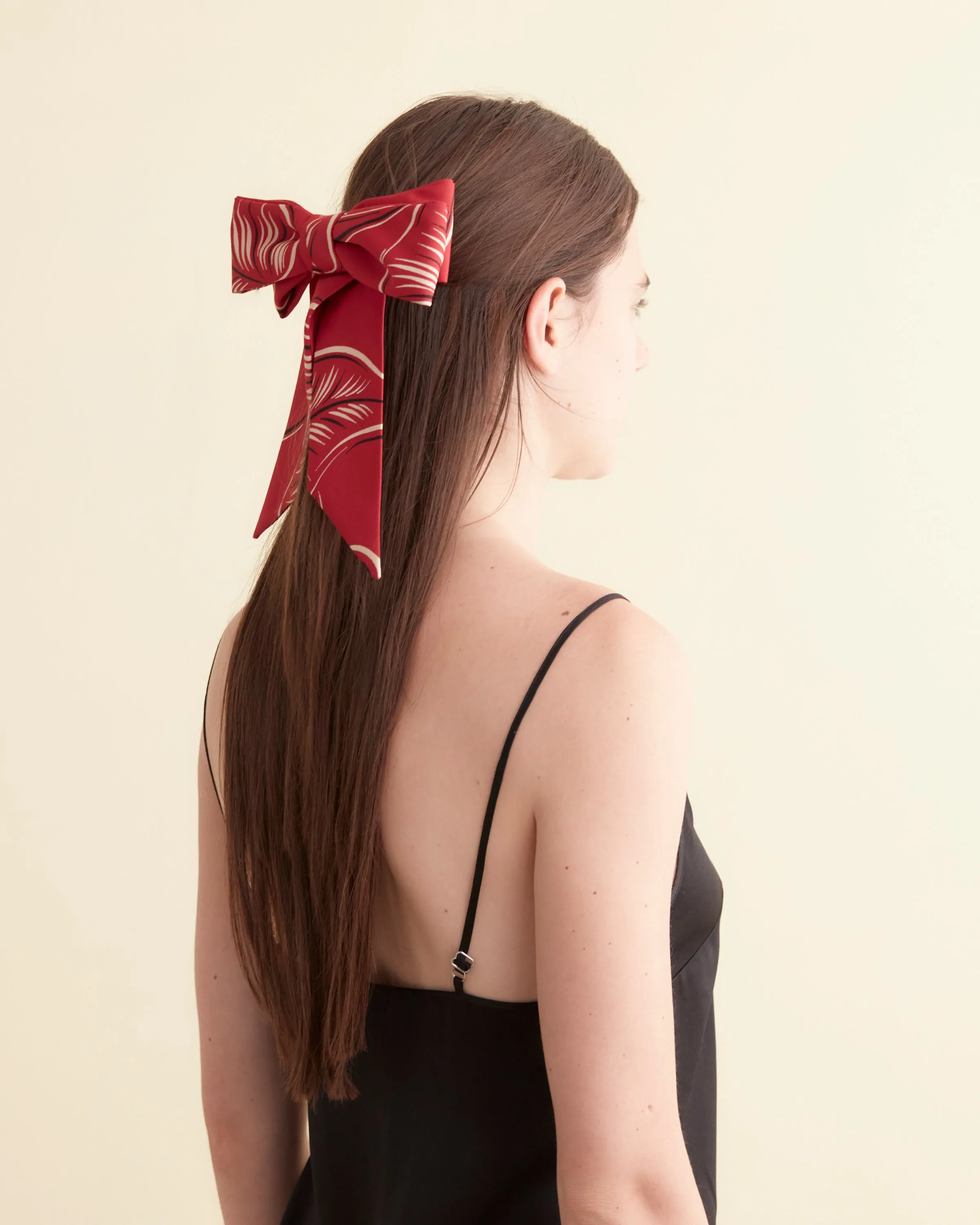 Creeping Begonia Bow Barrette