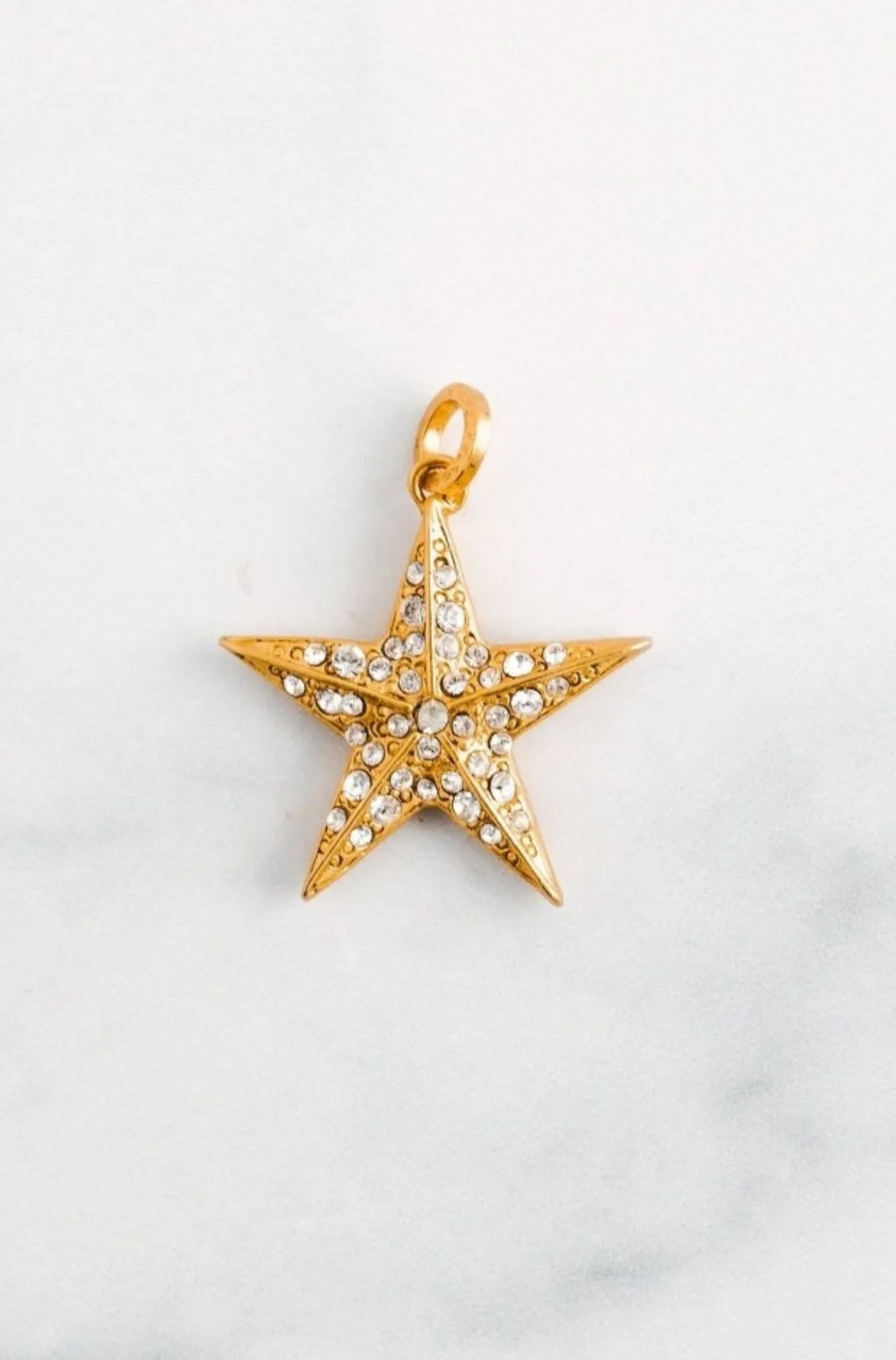 Crystal Encrusted Star Charm