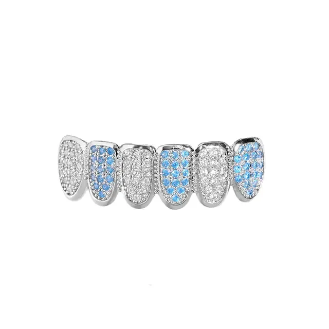 Crystal Zircon Teeth Grillz