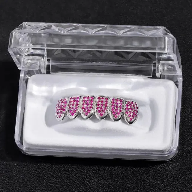 Crystal Zircon Teeth Grillz