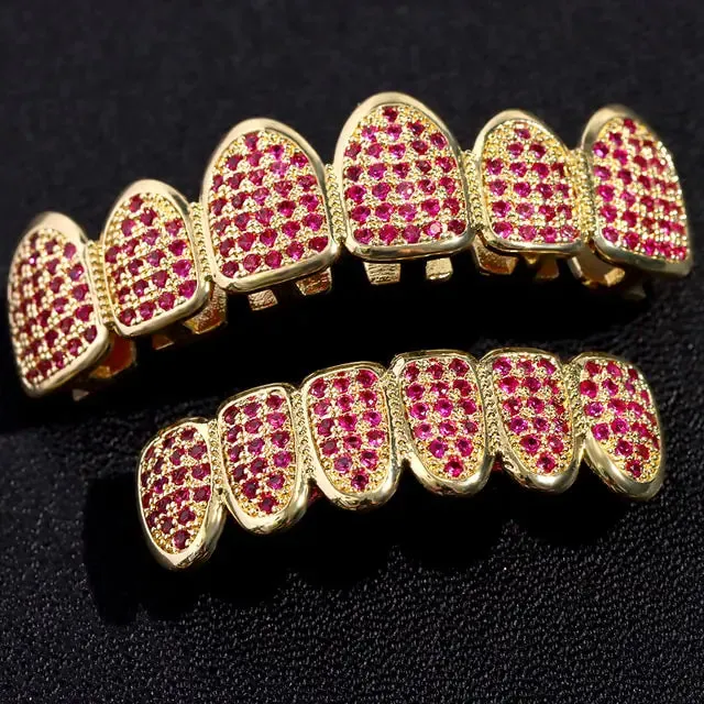 Crystal Zircon Teeth Grillz