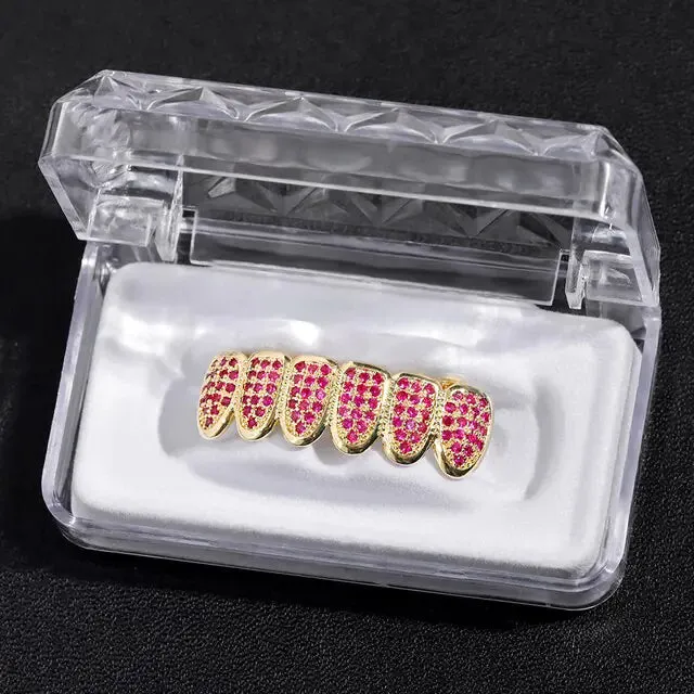 Crystal Zircon Teeth Grillz