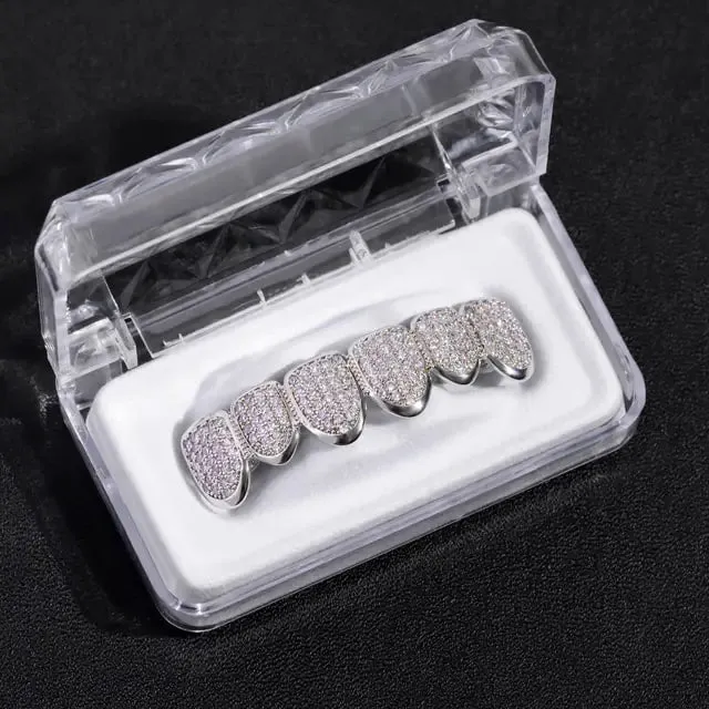 Crystal Zircon Teeth Grillz