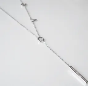 Deep Love Lariat Necklace