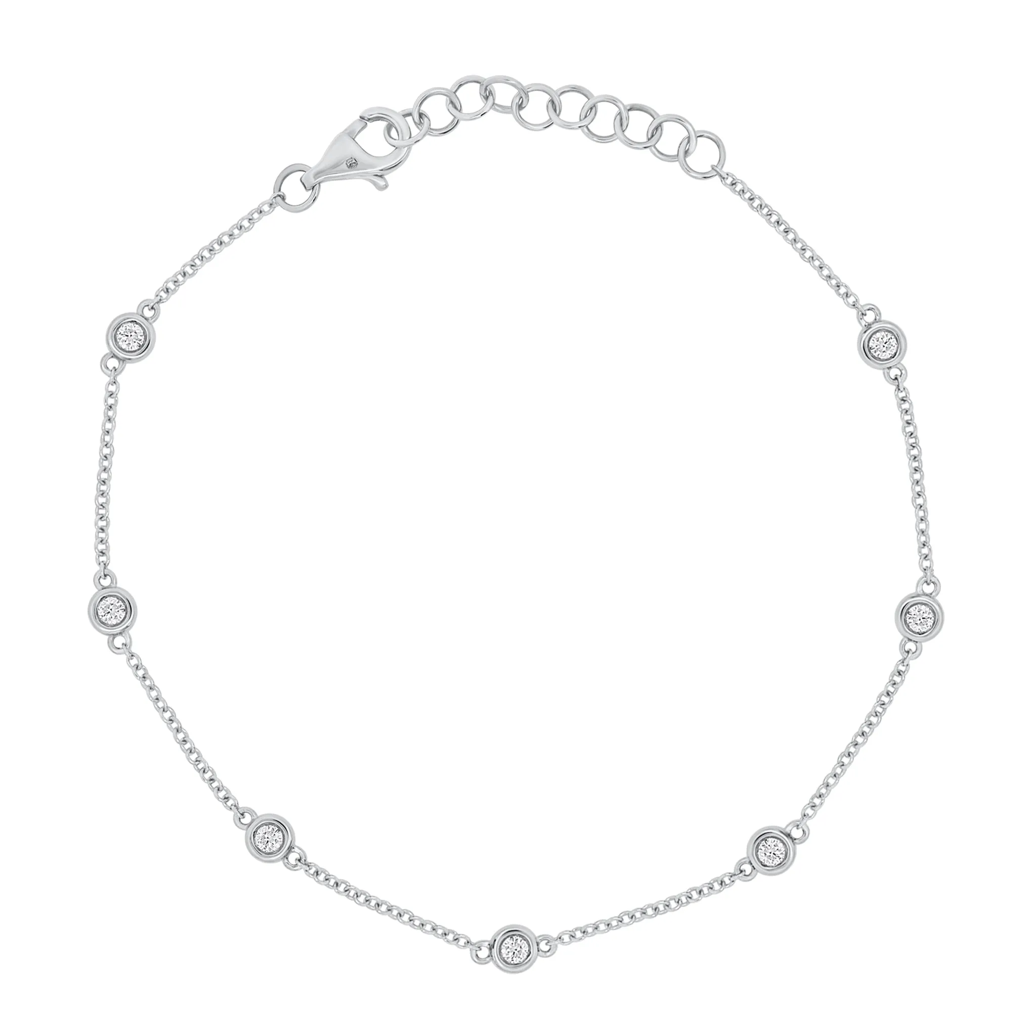 Diamond by the Yard 7-Stone Bracelet