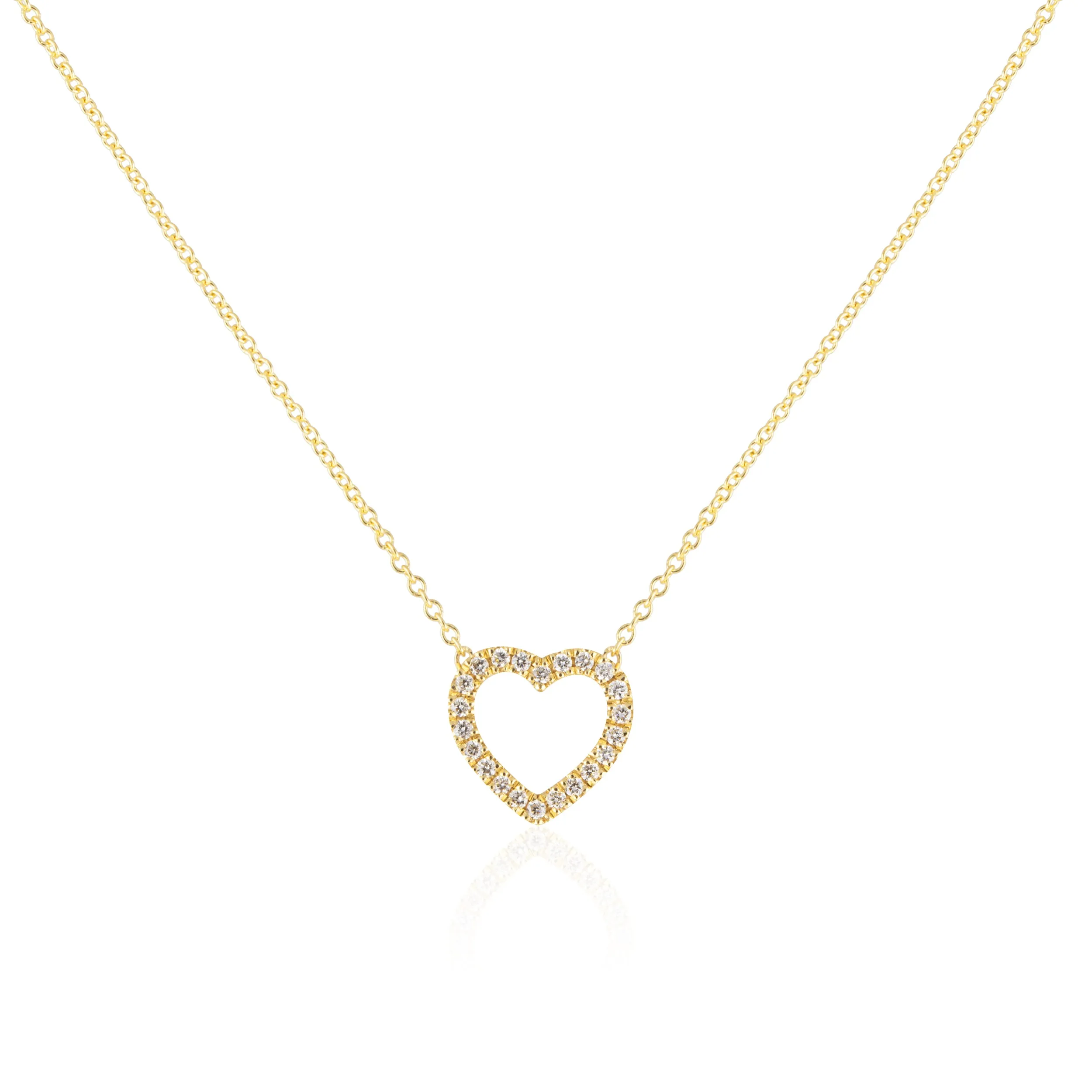 Diamond Heart Mini Necklace