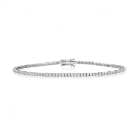 Diamond Jewellery 18ct White Gold Diamond Bracelet BDQ182W