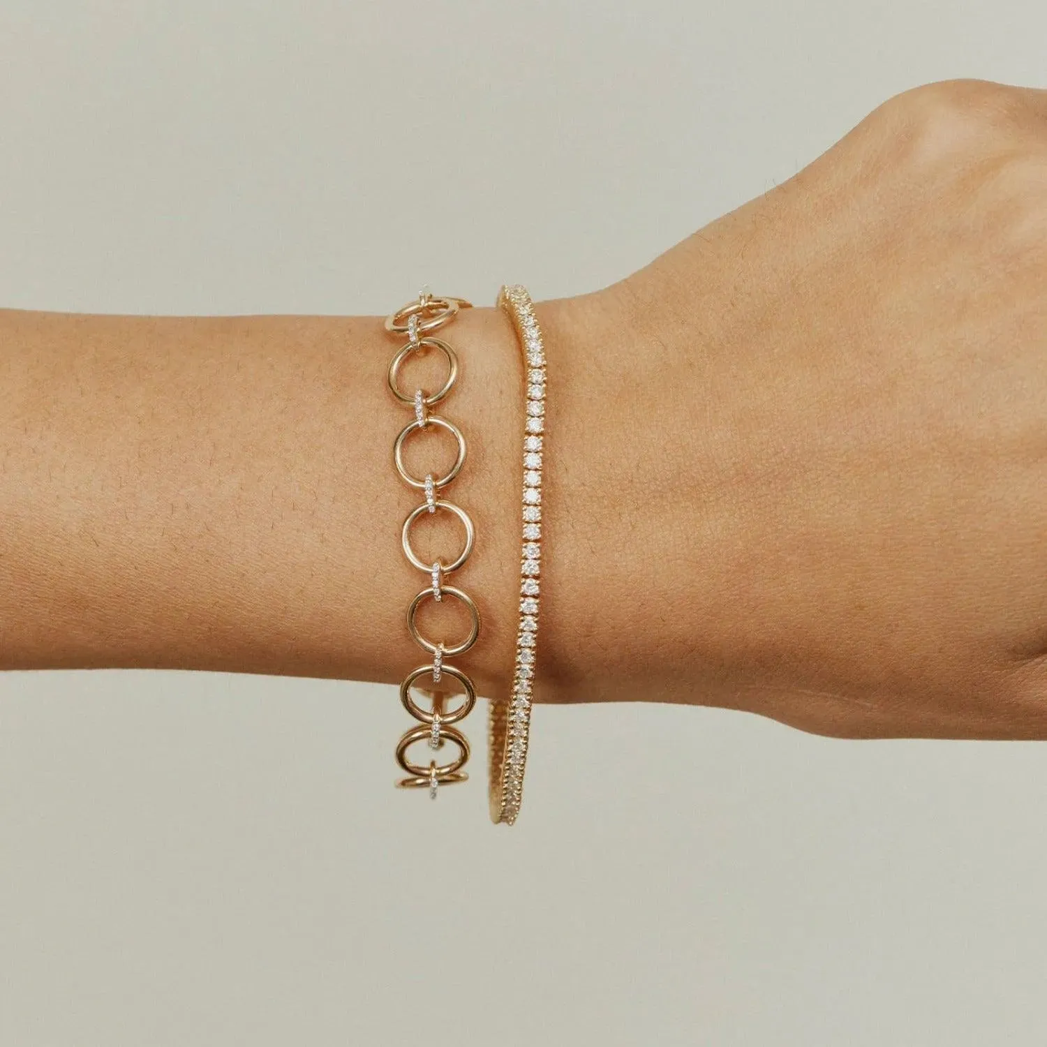 Diamond Loop Bracelet