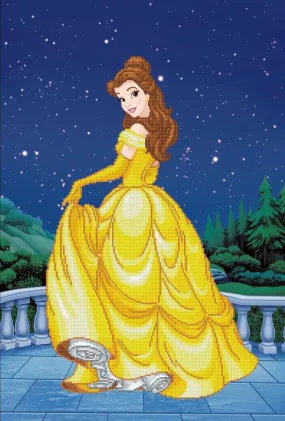 DIY Diamond Dotz Disney Belle Sparkle Beauty Facet Art 18" x 28" Kit