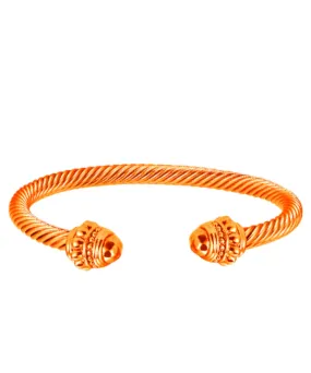 Dome End Colored Cable Cuff