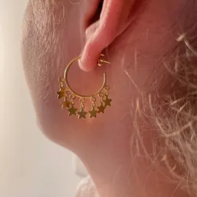 Earring 7 Stars Gold