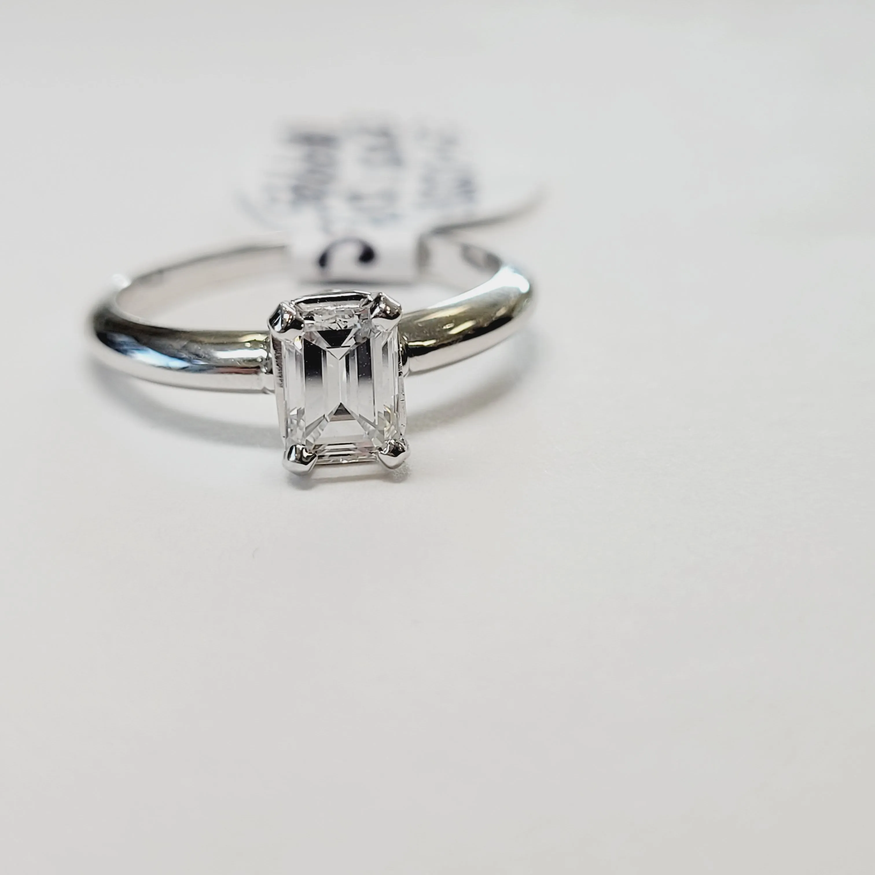 Emerald Cut Solitaire