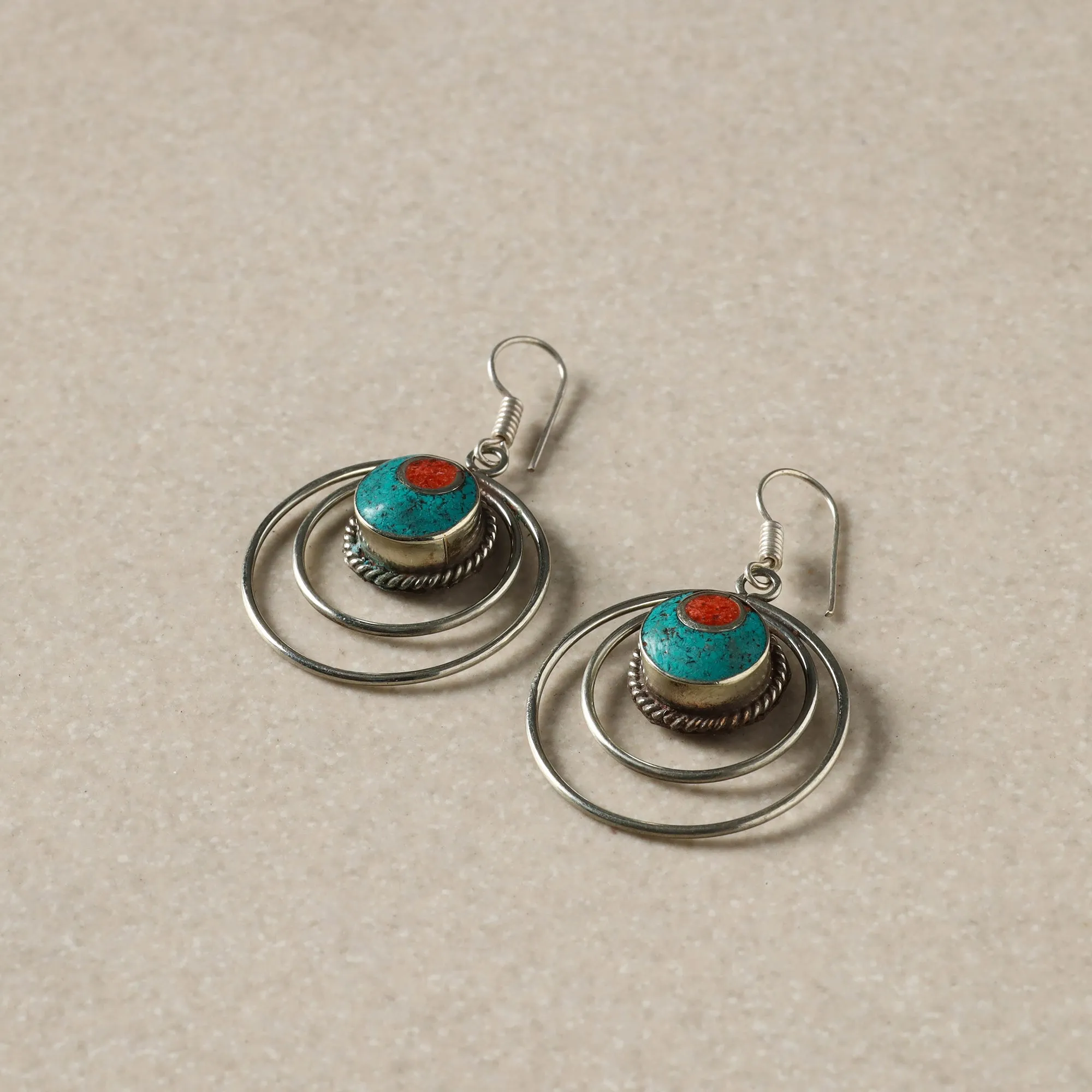 Ethnic Tribal Tibetan Earrings from Himalaya 21