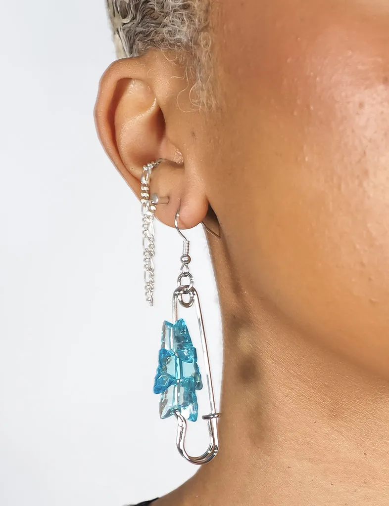 FLY AWAY BUTTERFLY EARRINGS - BLUE